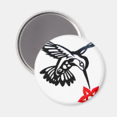 Kolibrie & Bloem Magneet (Voorkant / Achterkant)