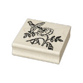 Kolibrie bloem rubberstempel (Stempel)