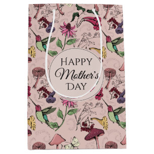 Kolibrie & Bloemen Moederdag Foto Medium Cadeauzakje