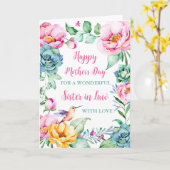 Kolibrie Bloemen Zuster in de Wet Gelukkige Moeder Kaart (Gele Bloem)