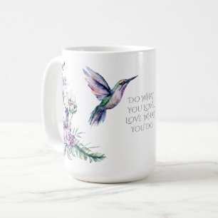 Kolibrie Bloemige Waterverf Koffiemok