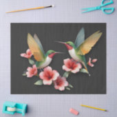 Kolibrie Bloemmotief  Tissuepapier (Craft)