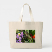 Kolibrie Boodschappentas Grote Tote Bag (Achterkant)
