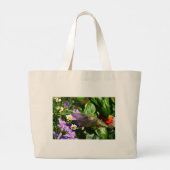 Kolibrie Boodschappentas Grote Tote Bag (Achterkant)