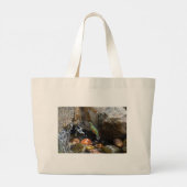 Kolibrie Boodschappentas Grote Tote Bag (Achterkant)