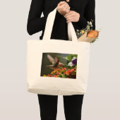 Kolibrie Boodschappentas Grote Tote Bag (Voorkant (product))