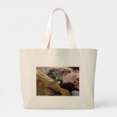 Kolibrie Boodschappentas Grote Tote Bag (Achterkant)