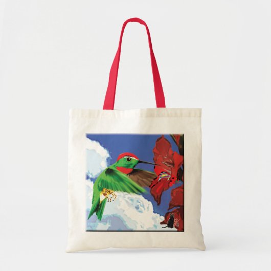 Kolibrie Boodschappentas Tote Bag (Voorkant)