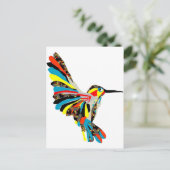 kolibrie briefkaart (Staand voorkant)