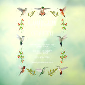 Kolibrie Business Raamsticker (Vel 3)