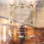 Kolibrie Business Raamsticker (Vel 2)