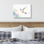 Kolibrie Canvas Afdruk (Insitu (Slaapkamer))