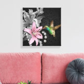 kolibrie canvas afdruk (Insitu (Woonkamer))