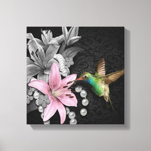 kolibrie canvas afdruk (Voorkant)