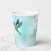 Kolibrie Cherry Blossom | Verjaardag van het meisj Papieren Bekers (Links)