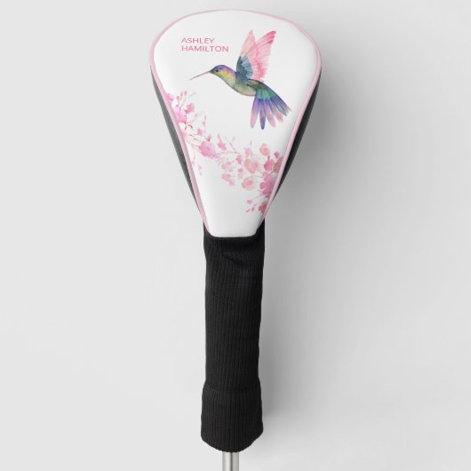 Kolibrie Cherry Blossoms Golfheadcover (Voorkant)