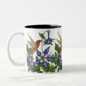 Kolibrie & Columbine Tweekleurige Koffiemok (Links)