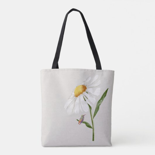 Kolibrie & Daisy Tote Bag (Achterkant)