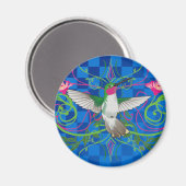 Kolibrie decoratieve magneet (Voorkant / Achterkant)