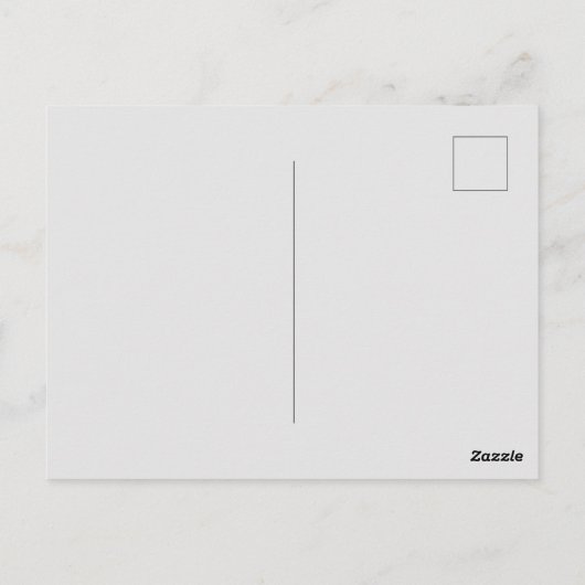 Kolibrie die met bloemen vliegt briefkaart (Achterkant)