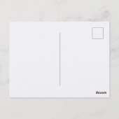 Kolibrie die vliegt met bloemen Gelukkige verjaard Briefkaart (Achterkant)