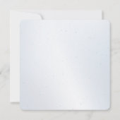 Kolibrie en blauwe golf Verjaardagsuitnodiging Kaart (Achterkant)