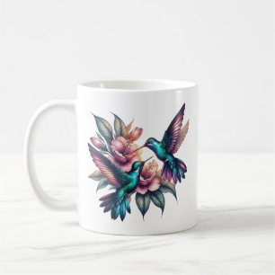 Kolibrie en bloem Klassieke Keramiek Koffiemok