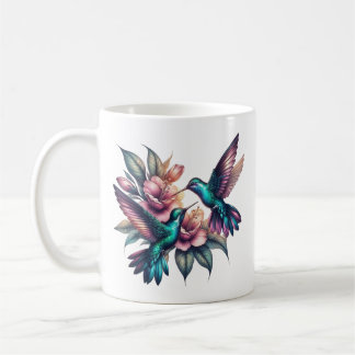 Kolibrie en bloem Klassieke Keramiek Koffiemok