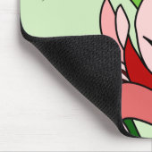 Kolibrie en Bloem Muismat (Hoek)