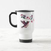 Kolibrie en bloemen reizen mok (Links)
