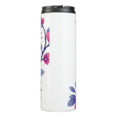 Kolibrie en Bloemen Thermosbeker (Achterkant)