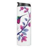 Kolibrie en Bloemen Thermosbeker (Geroteerd rechts)