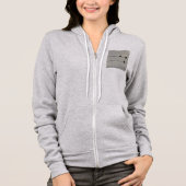 Kolibrie En Duiven 🕊️ In Silhouet Hoodie (Voorkant)