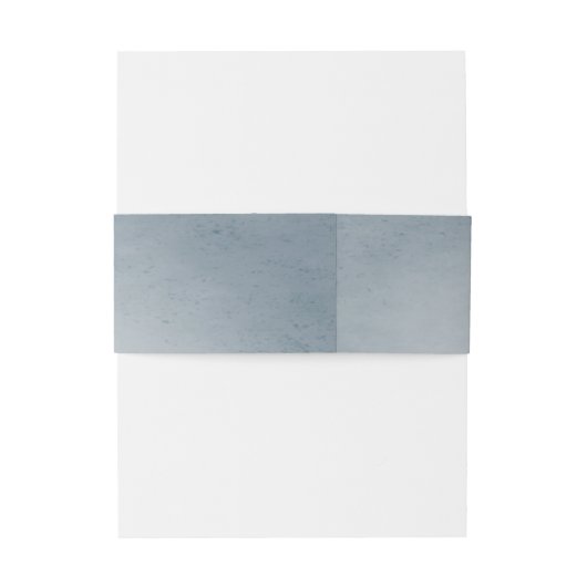 Kolibrie en Hibiscus bruiloft | Blauw Uitnodigingen Wikkel (Achterkant Voorbeeld)