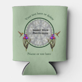 Kolibrie en Iris gepersonaliseerde foto Blikjeskoeler