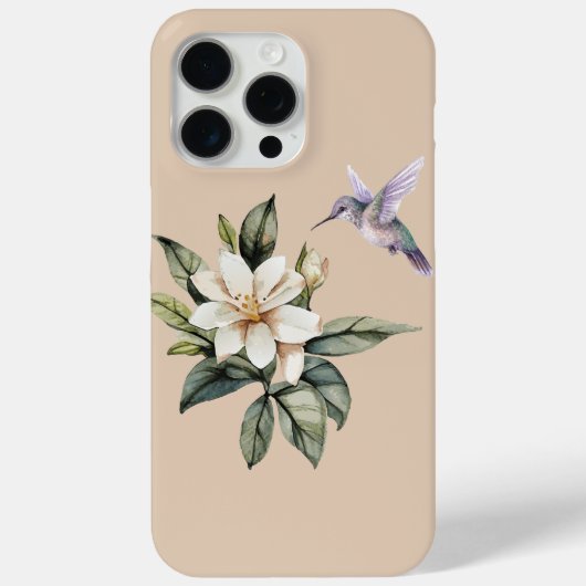Kolibrie en Jasmijn Case-Mate iPhone Case (Achterkant)