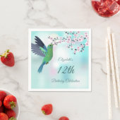 Kolibrie en kersenbloesem | Verjaardagsservetten Servet (Insitu)