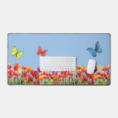 Kolibrie en kleurrijke vlinders bureaumat (Keyboard & Muis)