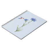 Kolibrie en korenbloem notitieboek (Linkerzijde)