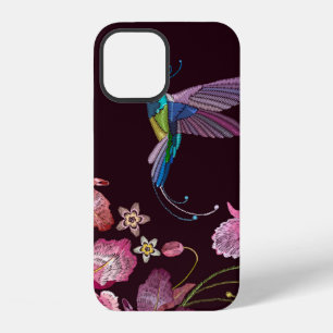 Kolibrie en orchidee exotische tropische bloemen s iPhone 12 hoesje