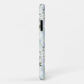 Kolibrie en witte bloemen Case-Mate iPhone case (Achterkant/rechts)