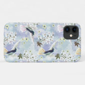 Kolibrie en witte bloemen Case-Mate iPhone case (Achterkant (horizontaal))