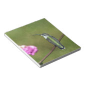 Kolibrie en Zinnia Notitieblok (Schuin)
