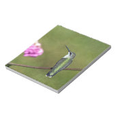 Kolibrie en Zinnia Notitieblok (Linkerzijde)
