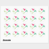 Kolibrie Envelope Seals Ronde Sticker (Vel)