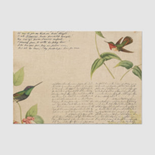  kolibrie Ephemera Tissuepapier