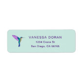 Kolibrie Etiket (Voorkant)