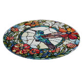 Kolibrie Faux Glas in lood Bird Snijplank (Hoek)