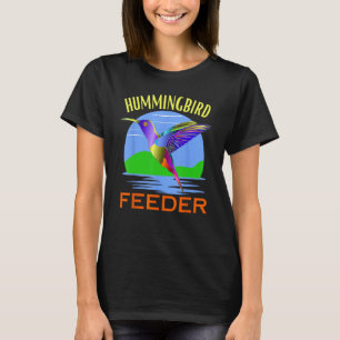 Kolibrie Feeder Retro Classic Love Garden Birds T-shirt