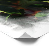 Kolibrie foto met Hafez citaat Poster (Hoek)